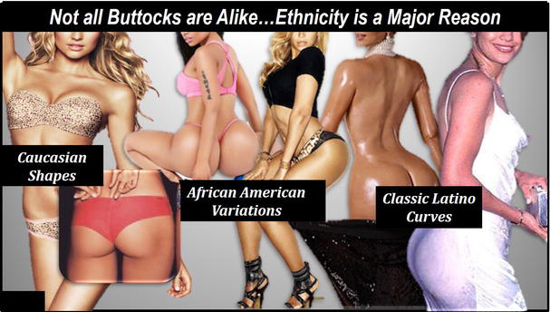 not all buttocks are alike